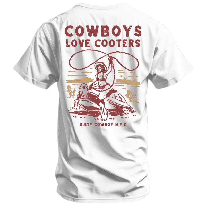 Men’s short-sleeve neo polos-Cowboys Love Cooters Men's T-Shirt