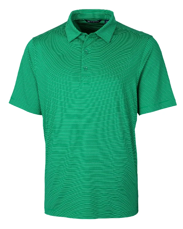 Men’s short-sleeve reversible polos-Cutter & Buck Forge Pencil Stripe Stretch Mens Polo Shirt