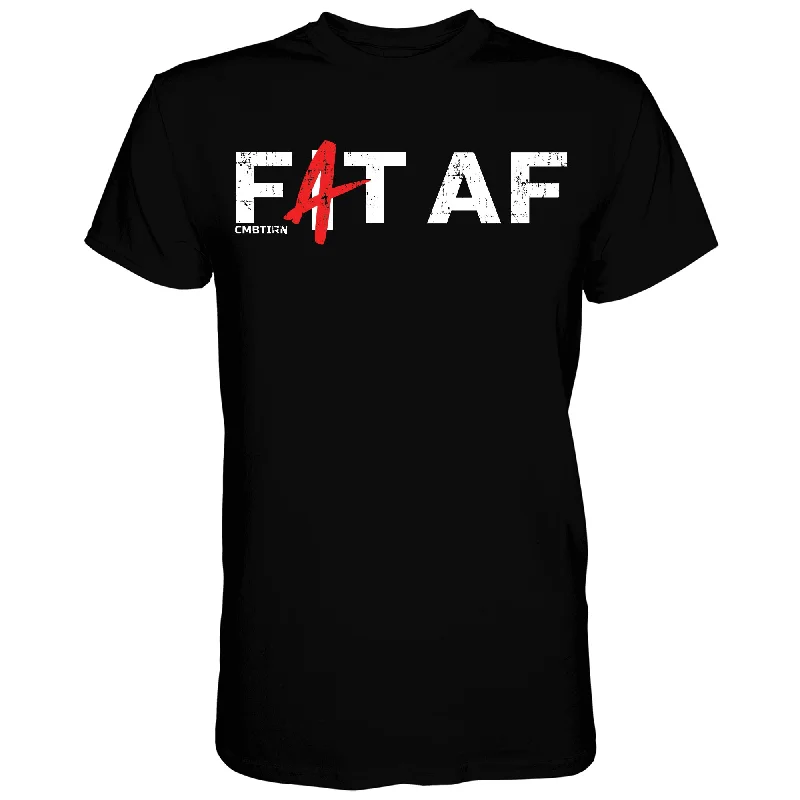 Men’s short-sleeve navy shirts-Fat [Fit] AF Men's T-Shirt