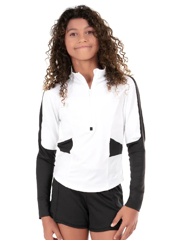 Men’s short-sleeve lark tops-Girl Boss 1/4 Zip Long Sleeve