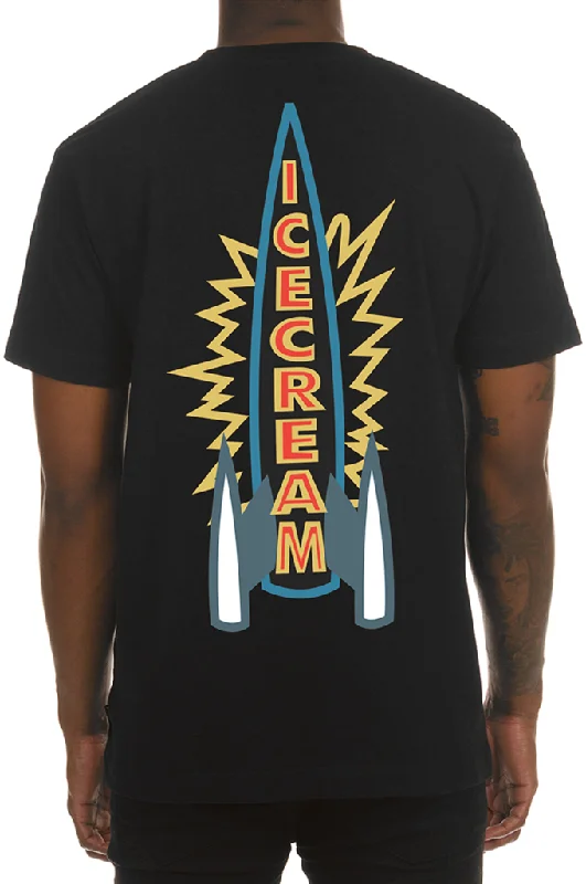 Men’s short-sleeve nautical tops-Icecream Rocket Boy SS Tee