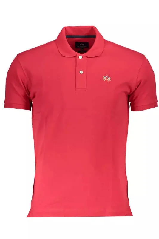 Men’s short-sleeve quid tees-La Martina Chic Slim-Fit Polo with Contrasting Men's Details