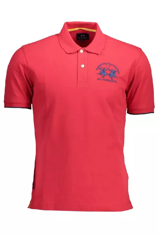 Men’s short-sleeve arch tees-La Martina  Cotton Polo Men's Shirt