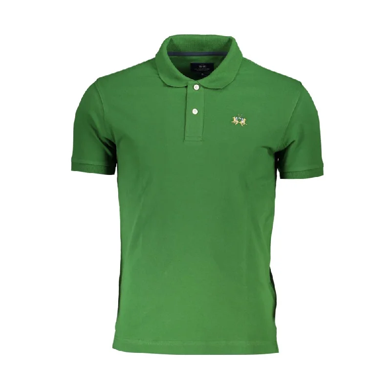 Men’s short-sleeve moor tees-La Martina  Cotton Polo Men's Shirt