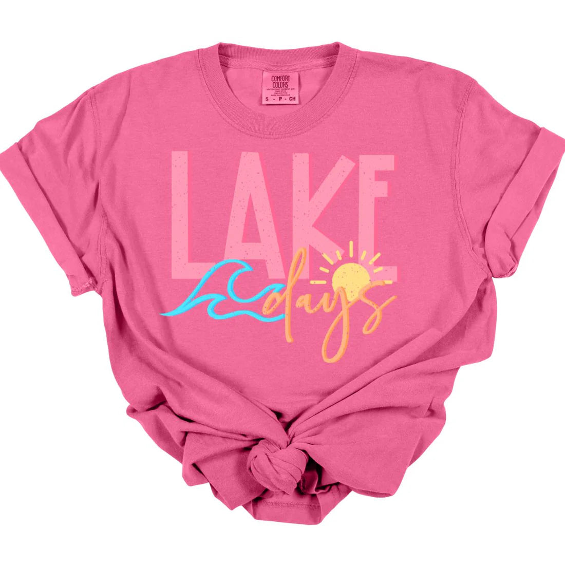 Men’s short-sleeve jolt polos-Lake Days Tee *MADE TO ORDER*