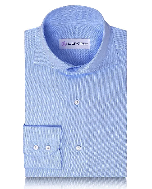 Men's sleek team shirts-Blue Royal Oxford Shirt