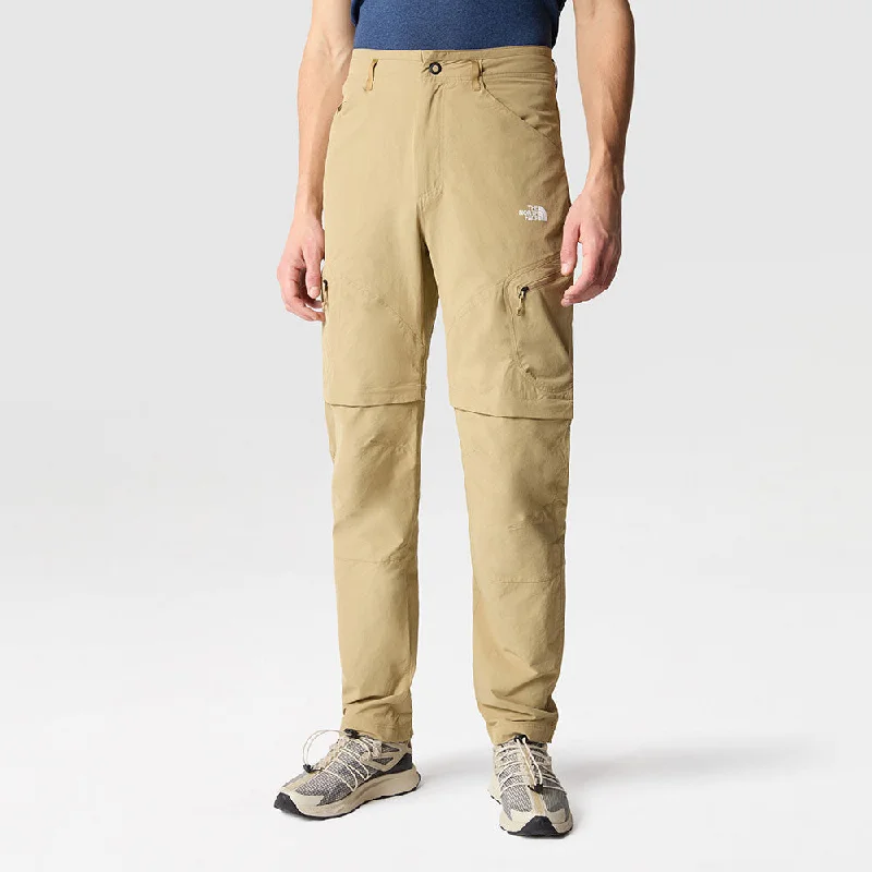 Men's smooth wrinkle-free travel pants-MEN'S EXPLORATION CONVERTIBLE TAPERED TROUSERS