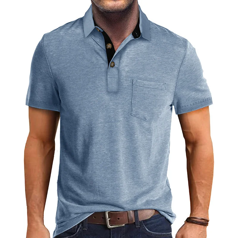 Men’s short-sleeve harp polos-Men’s Athletic Short Sleeve Golf Polo Shirts