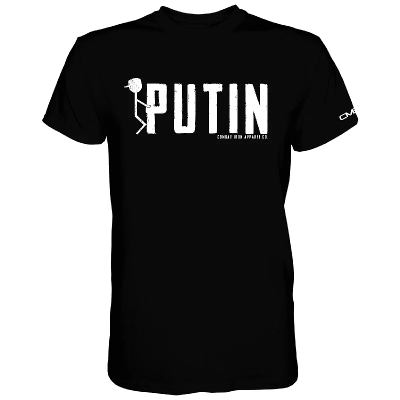 Men’s short-sleeve ionic polos-Fuck Putin Men's T-Shirt