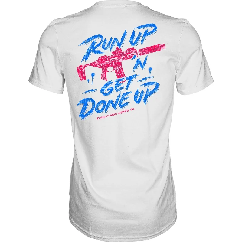 Men’s short-sleeve rusk tops-Run Up 'N Get Done Up Men's T-Shirt