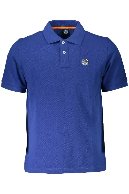 Men’s short-sleeve raw edge tops-North Sails Chic  Cotton Polo Shirt with Logo Men's Detail