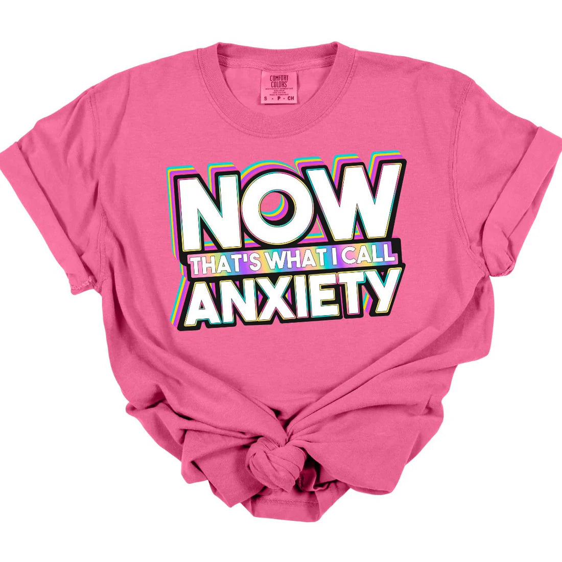 Men’s short-sleeve varsity shirts-Now That's What I Call Anxiety Tee *MADE TO ORDER*