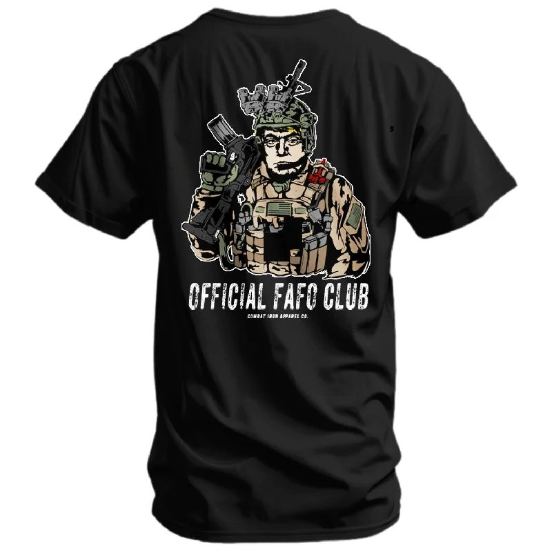 Men’s short-sleeve axis shirts-Official Trump FAFO Club Men's T-Shirt