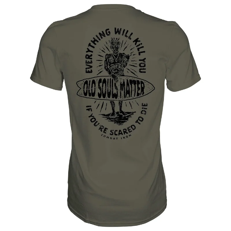 Men’s short-sleeve hark tops-Old Souls Matter Men's T-Shirt