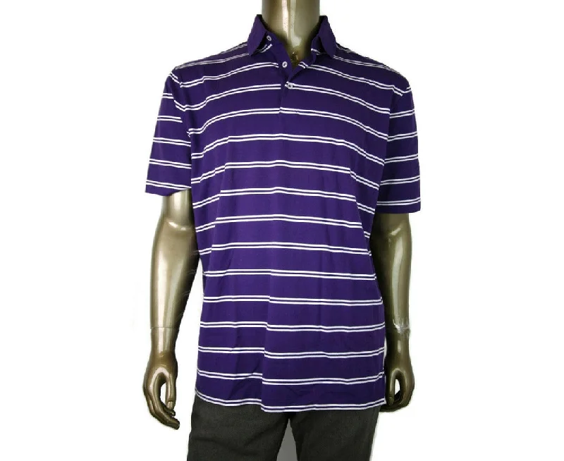 Men’s short-sleeve terra shirts-Polo Ralph Lauren Men's  Striped Polo Shirt