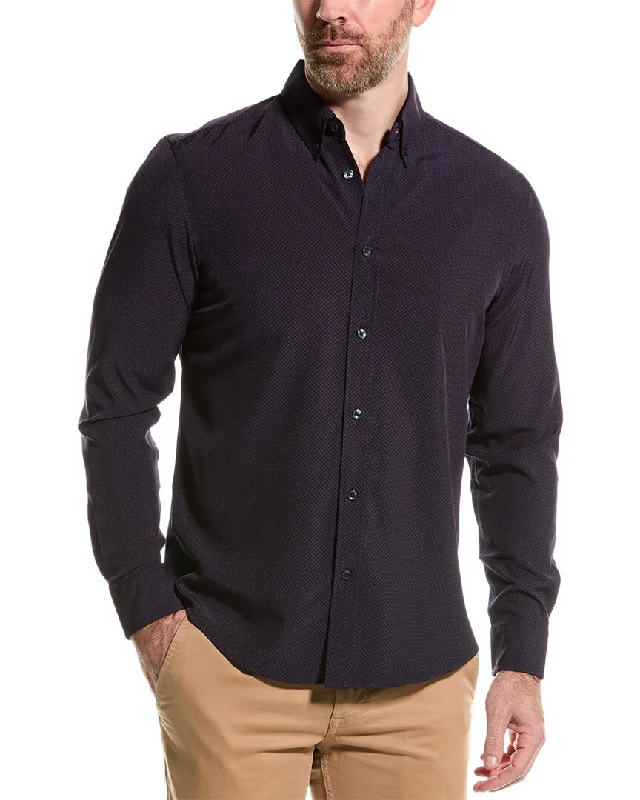 Men's vintage optical shirts-Report Collection Hyper Stretch Shirt