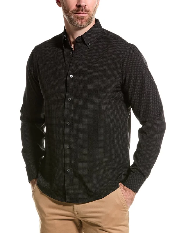 Men's classic utility-pocket shirts-Report Collection Hyper Stretch Shirt