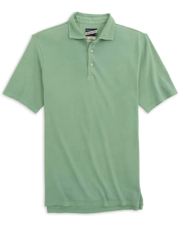 Men’s short-sleeve toff tops-Shoreline Polo In Rover