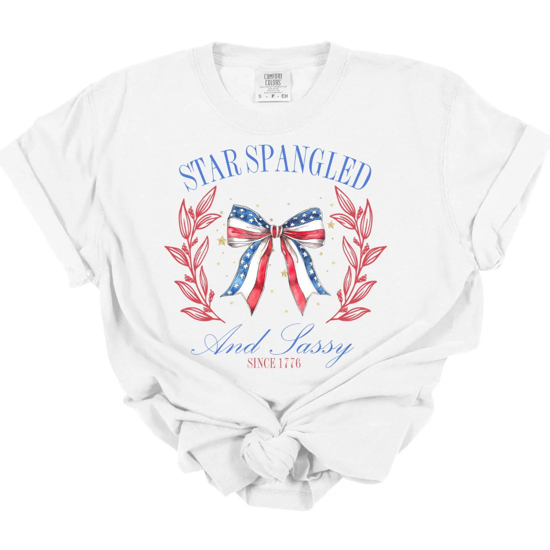 Men’s short-sleeve welt tees-Star Spangled & Sassy Tee *MADE TO ORDER*