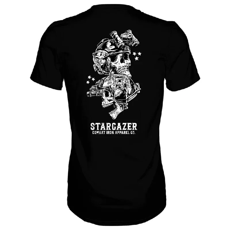 Men’s short-sleeve urge tees-Stargazer Operator Skull's Men's T-Shirt