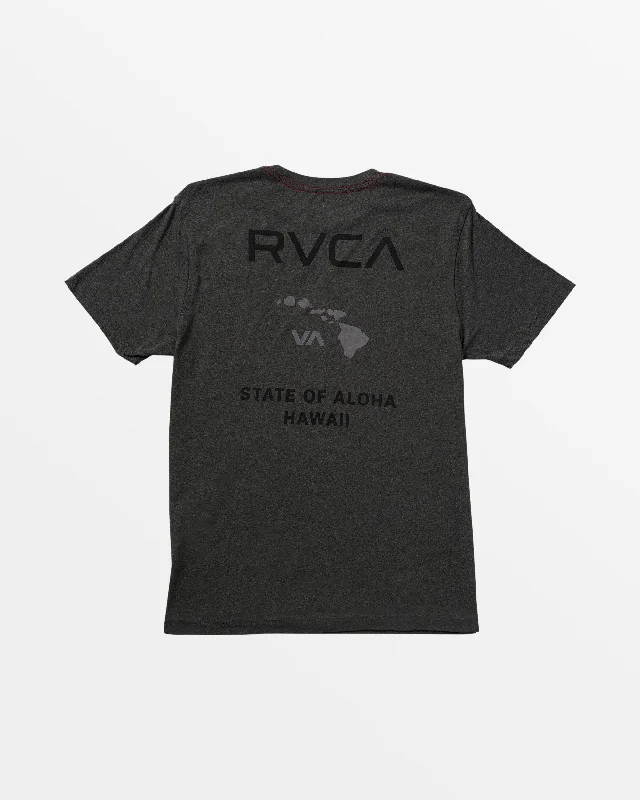 Men’s short-sleeve volt tees-State Of Aloha Tee - Pirate Black