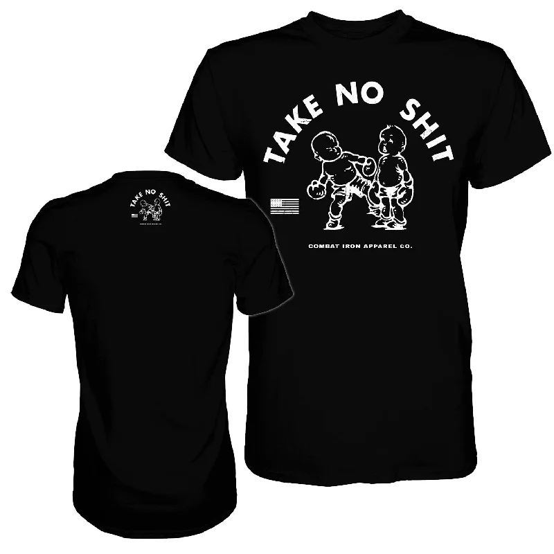 Men’s short-sleeve opal shirts-Take No Shit Boxing Men's T-Shirt