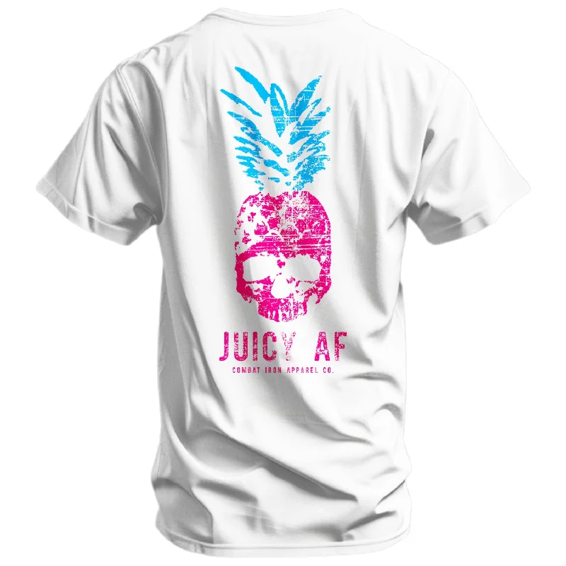 Men’s short-sleeve deep hue polos-Juicy AF Pineapple Men's T-Shirt