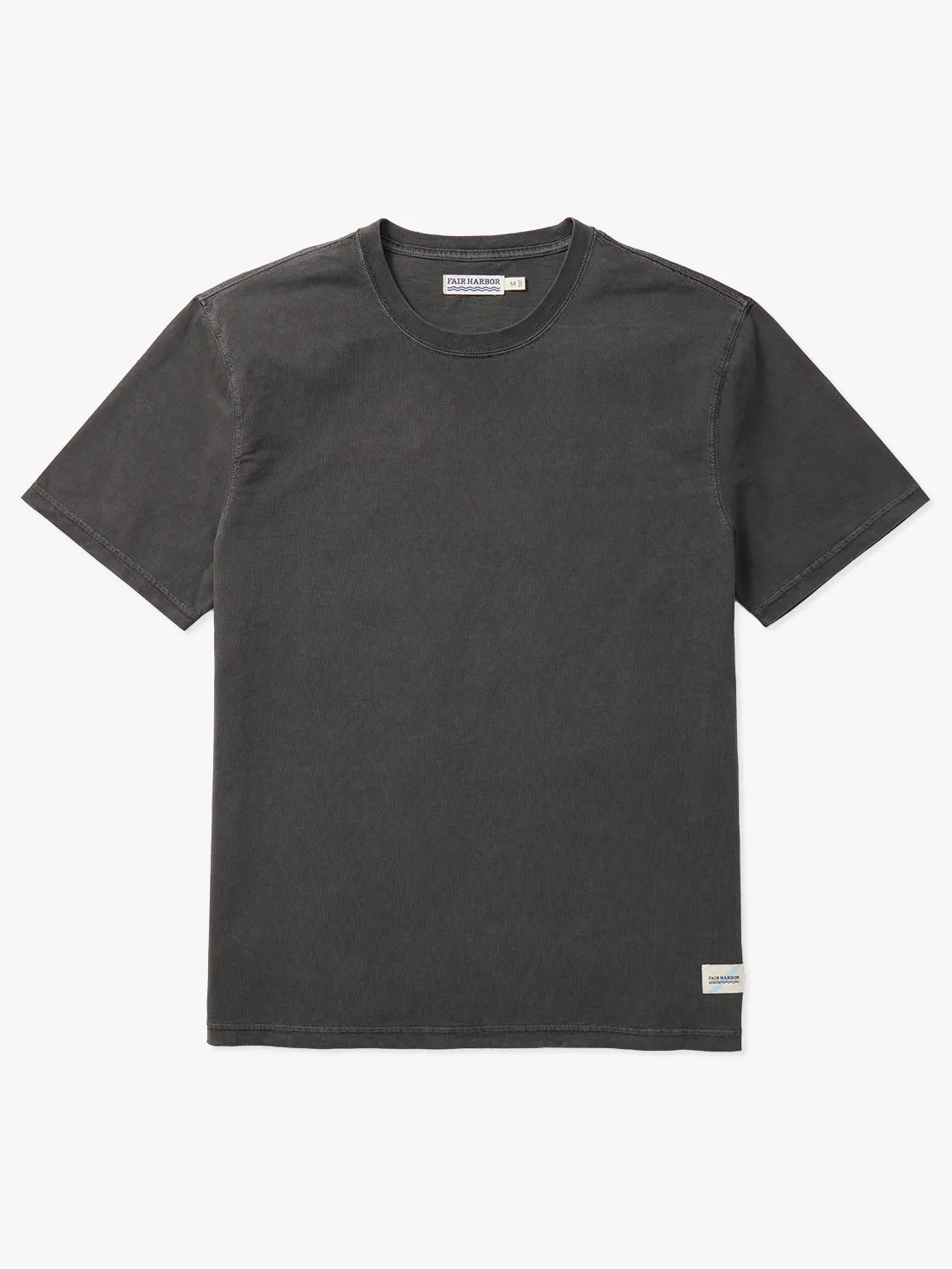 Men’s short-sleeve navy shirts-The Saltaire Tee | Black