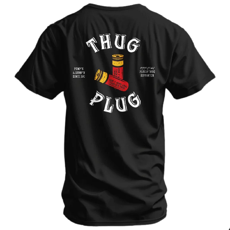 Men’s short-sleeve gage shirts-Thug Plug: Official Plug A Thug Men's T-Shirt