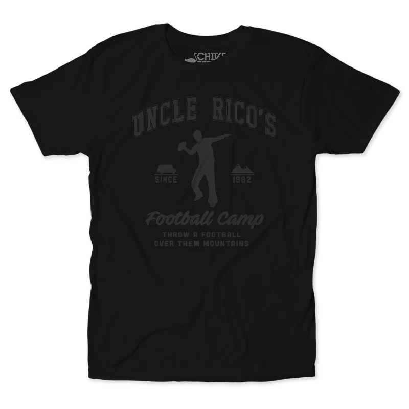 Men’s short-sleeve zenith shirts-Uncle Rico's Football Camp Blackout Tee