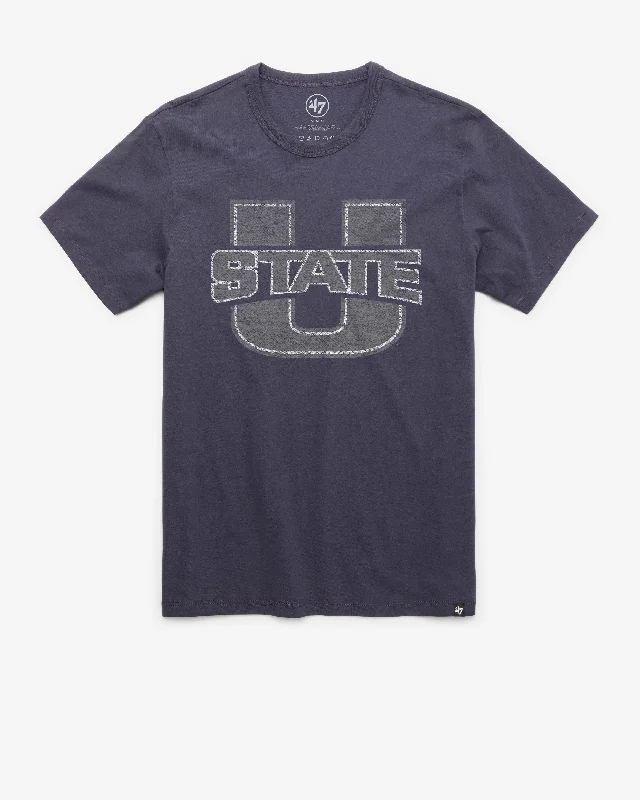 Men’s short-sleeve bark polos-UTAH STATE AGGIES PREMIER '47 FRANKLIN TEE