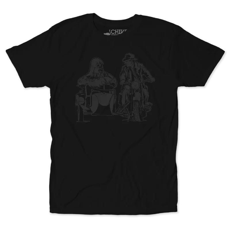 Men’s short-sleeve wild tops-We Named The Dog Indiana Blackout Tee