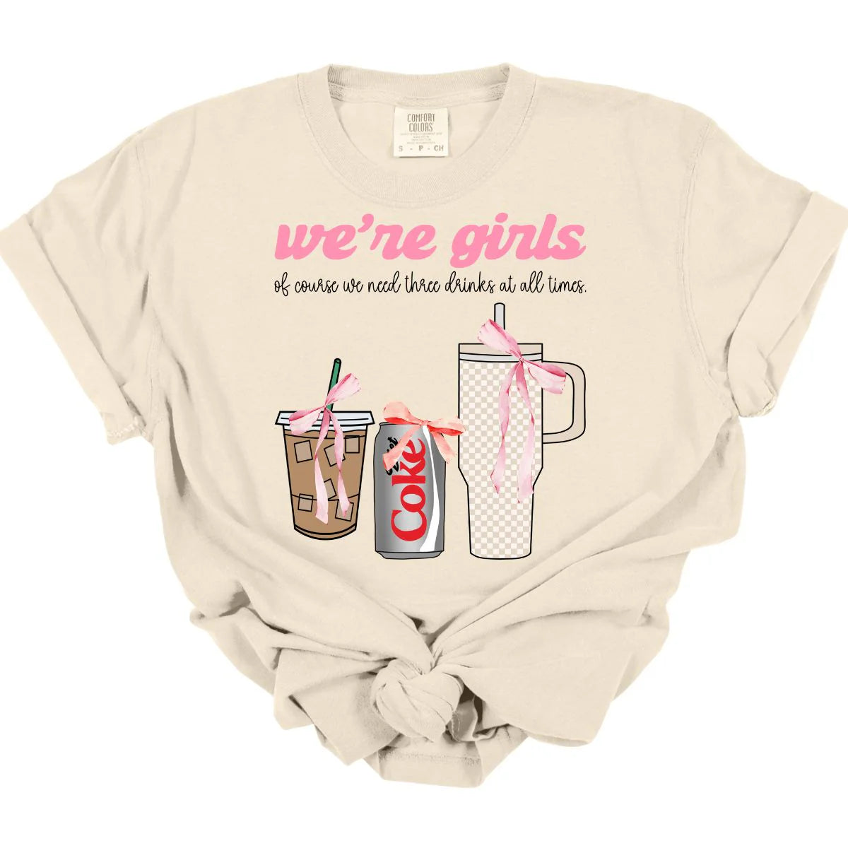 Men’s short-sleeve burr tops-We're Girls Diet Tee  *MADE TO ORDER*