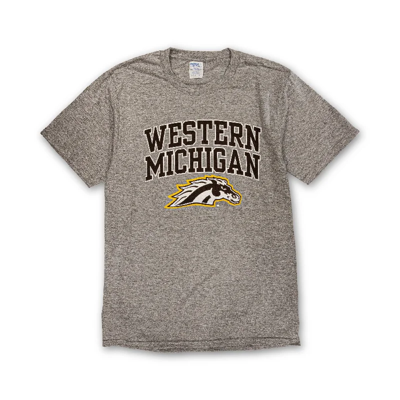 Men’s short-sleeve toff tops-Western Michigan Bronco Short Sleeve Tee