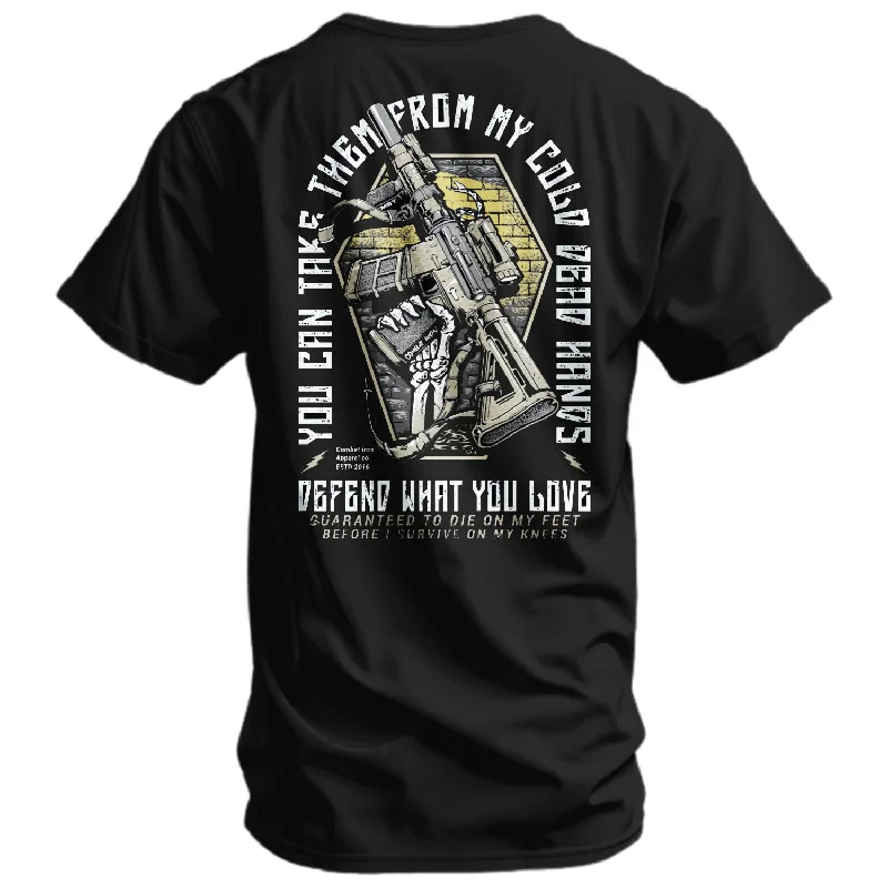 Men’s short-sleeve omen tops-You Can Take Them From My Cold Dead Hands Men's T-Shirt