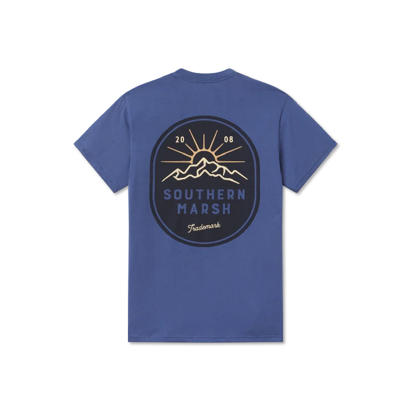 Men’s short-sleeve echo tops-Youth Branding Collection Tee - Mountain Rise