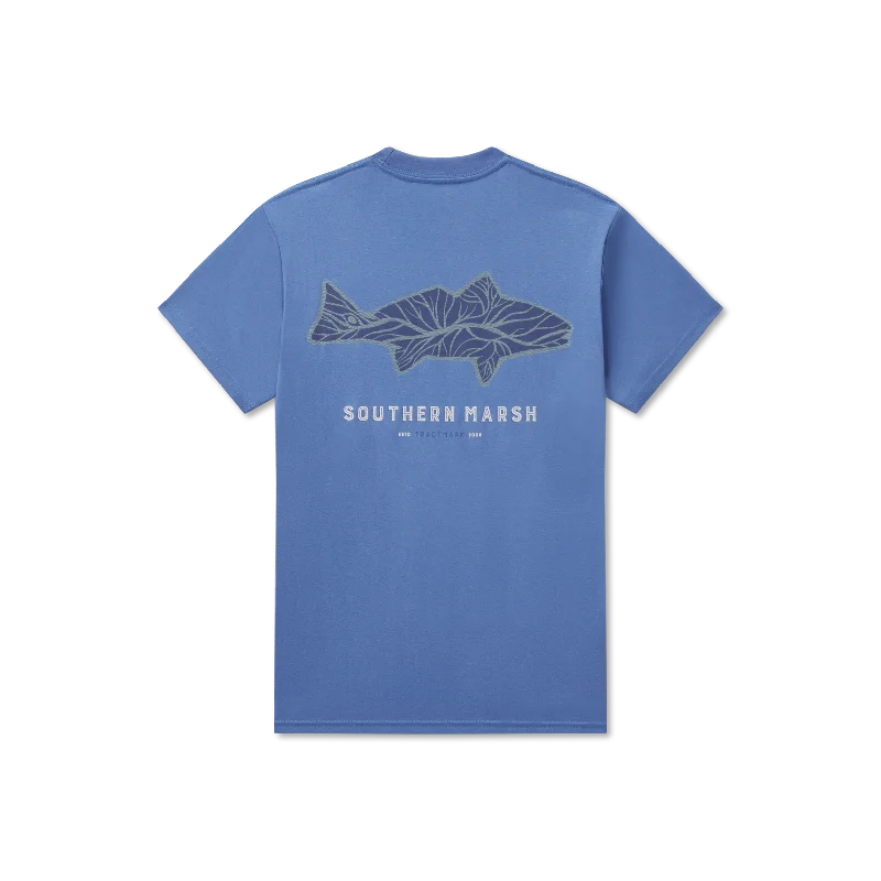 Men’s short-sleeve xenon tees-Youth Delta Fish Tee