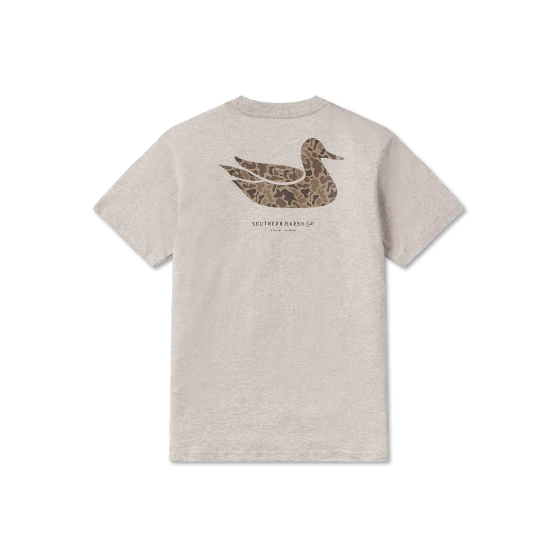 Men’s short-sleeve dusk polos-Youth Duck Originals Tee - Camo