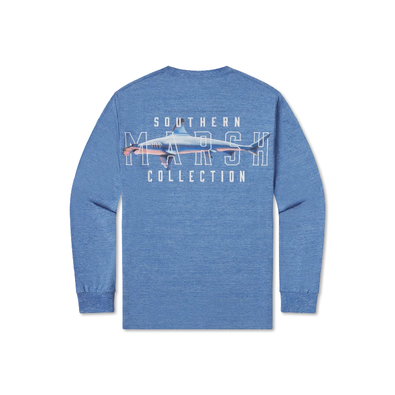 Men’s short-sleeve keel tees-Youth FieldTec™ Heathered - Hammerhead - Long Sleeve