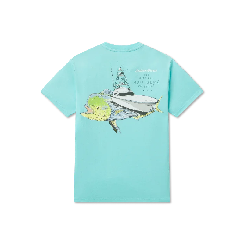 Men’s short-sleeve yell shirts-Youth Mahi Moves Tee