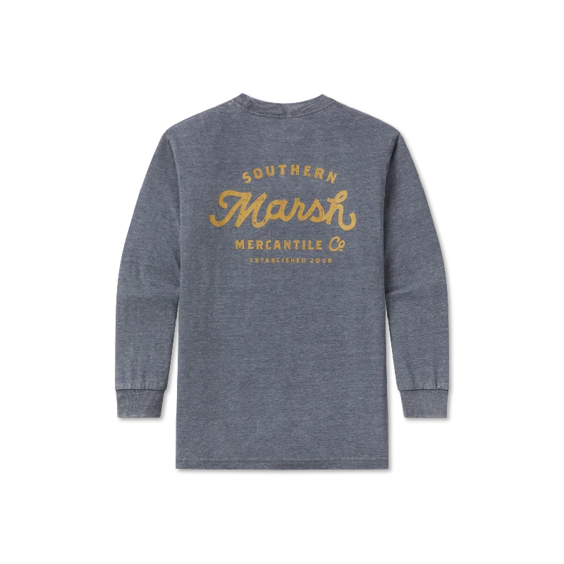 Men’s short-sleeve glow tees-Youth SEAWASH™ Tee - Marsh Mercantile Co. - Long Sleeve