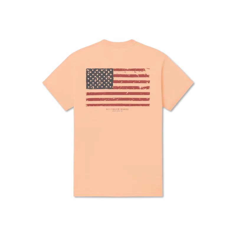 Men’s short-sleeve indie tees-Youth SEAWASH™ Tee - Vintage Flag