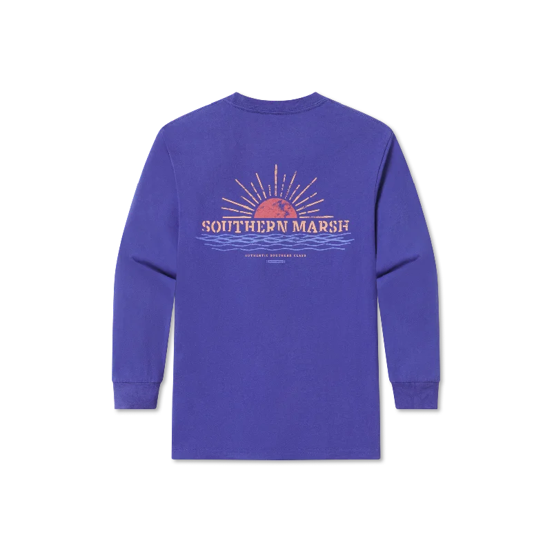 Men’s short-sleeve omen tops-Youth Branding Collection Tee - Sunset - Long Sleeve