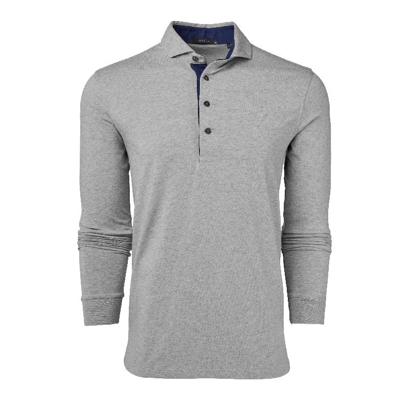 Men’s short-sleeve jazz tops-Apache Long Sleeve Polo