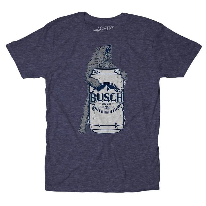 Men’s short-sleeve x-fit polos-Busch White Bear Can Tee