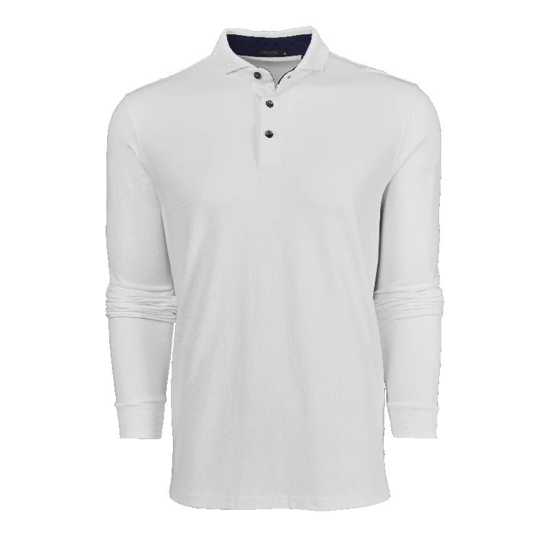 Men’s short-sleeve edge polos-Cherokee Long Sleeve Polo