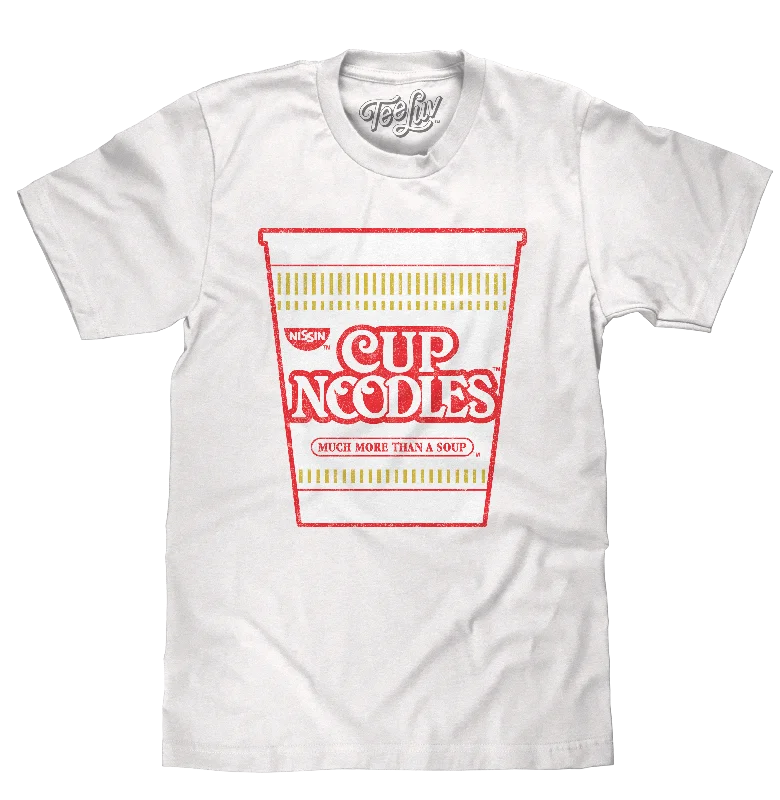 Men’s short-sleeve idly shirts-Cup Noodles T-Shirt - White