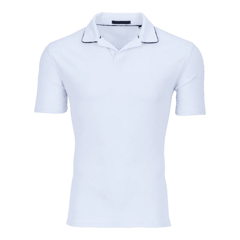 Men’s short-sleeve geometric shirts-Dune Polo