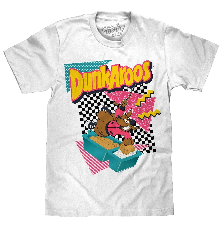 Men’s short-sleeve burr tops-Dunkaroos Kangaroo T-Shirt - White