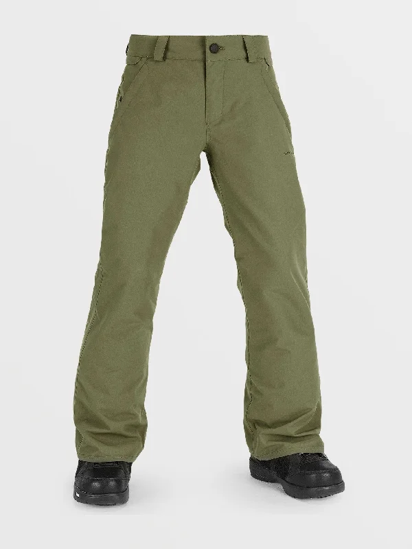 Men's cool moisture-wicking athletic pants-Kids Freakin Chino Youth Insulated Pants - Military